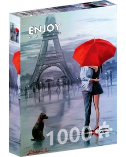 Пъзел Enjoy от 1000 части - Париж за двама